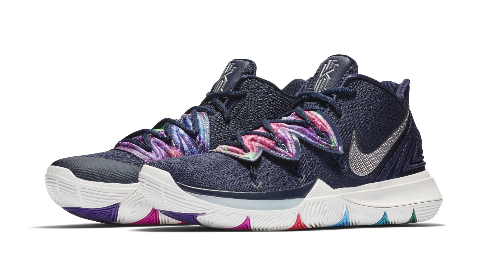 kyrie 5 neon blends release date