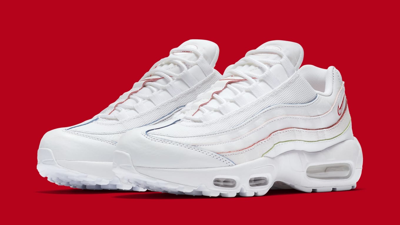 nike air max 95 all white womens