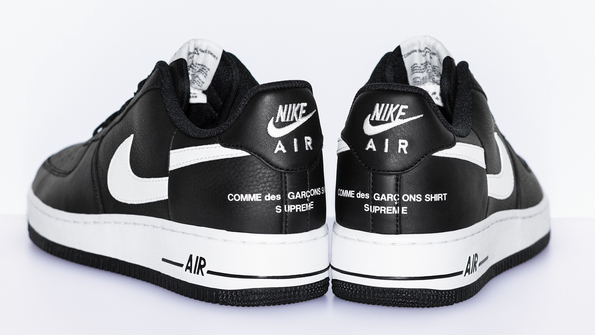 nike air force 1 low supreme x comme des garcons