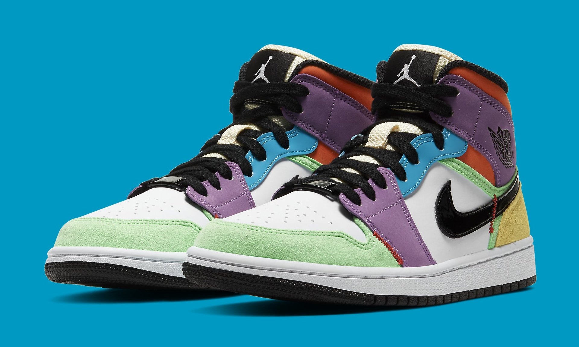 Air Jordan 1 Mid Women's 'Multicolor 