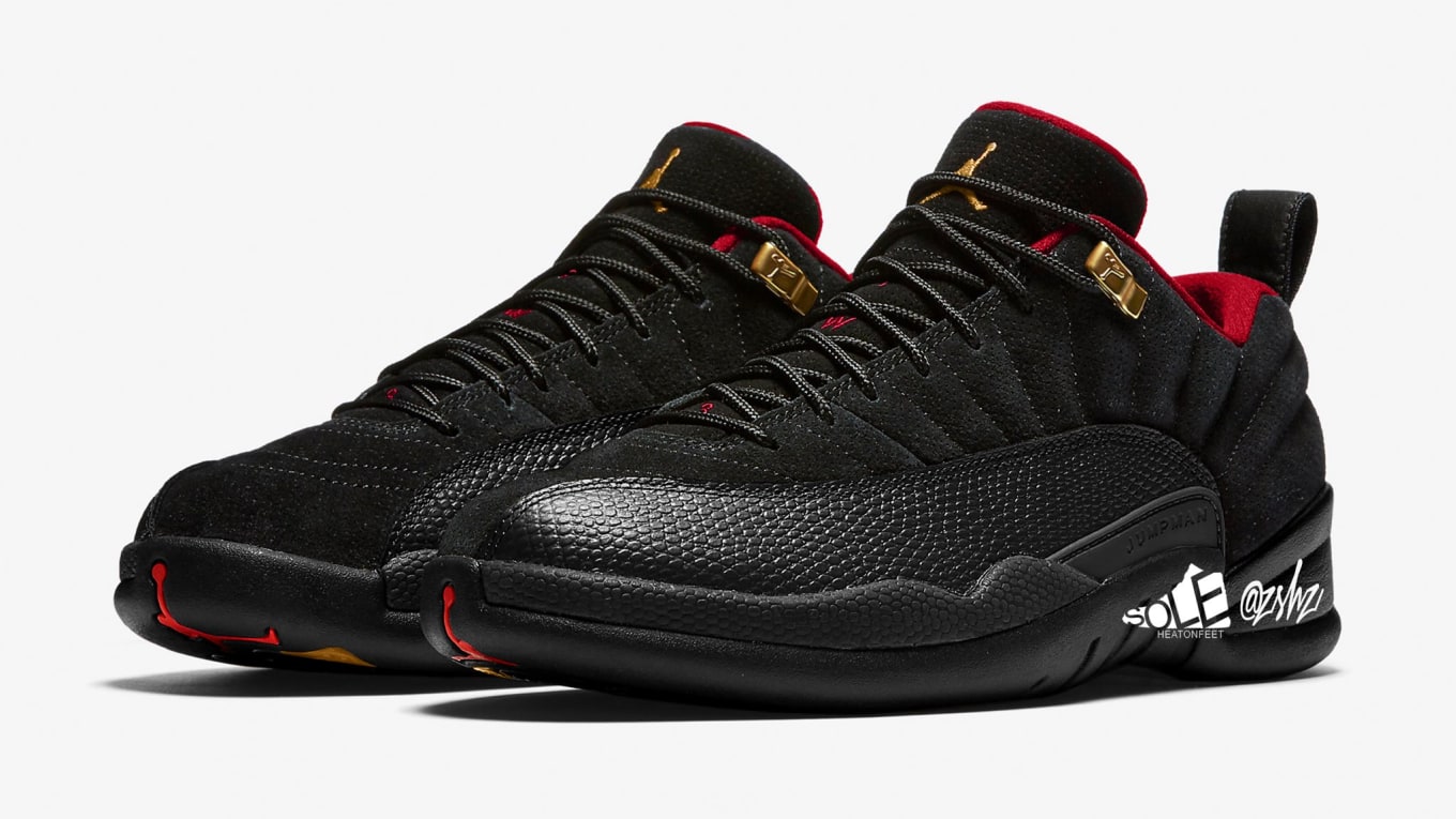 Air Jordan 12 Retro Black Varsity Red Good Sale