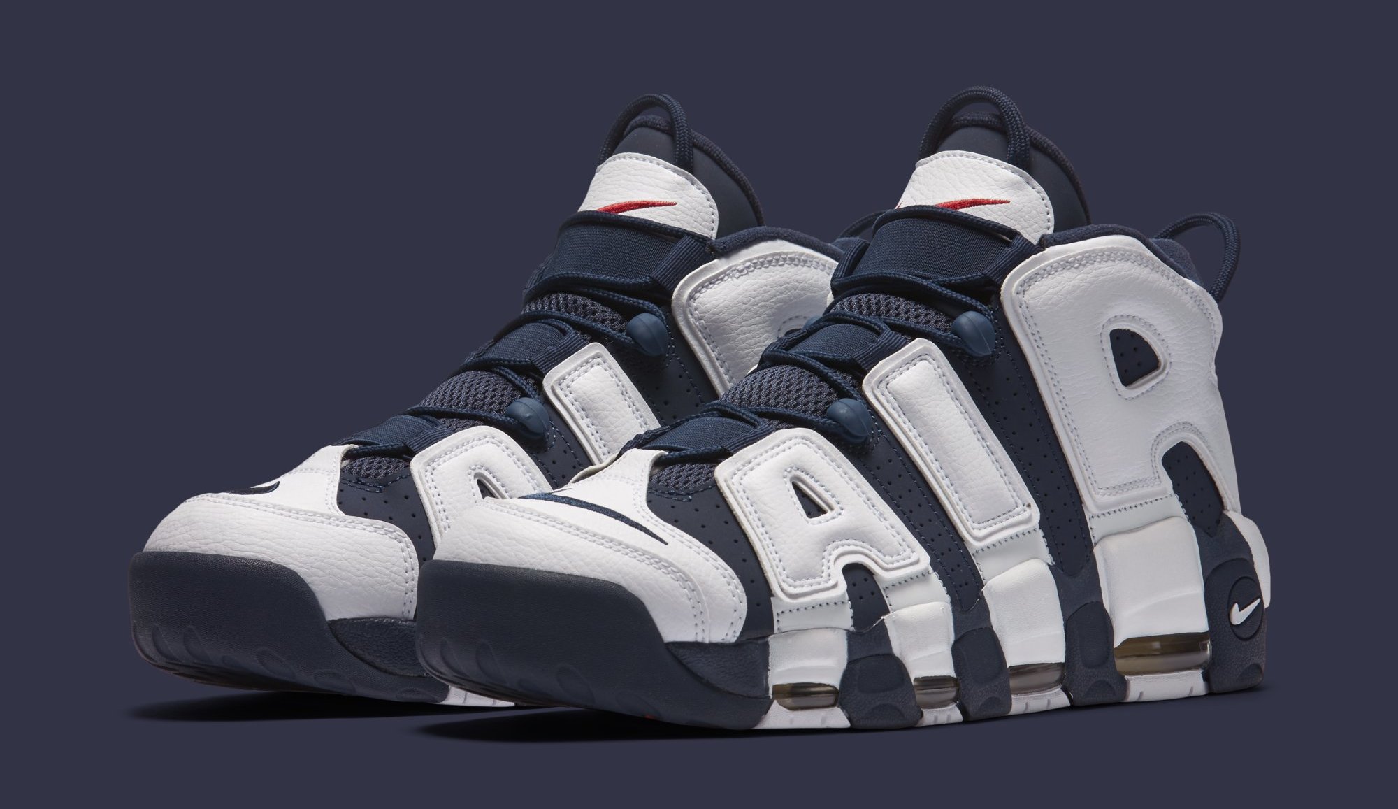 nike air uptempo grey and blue