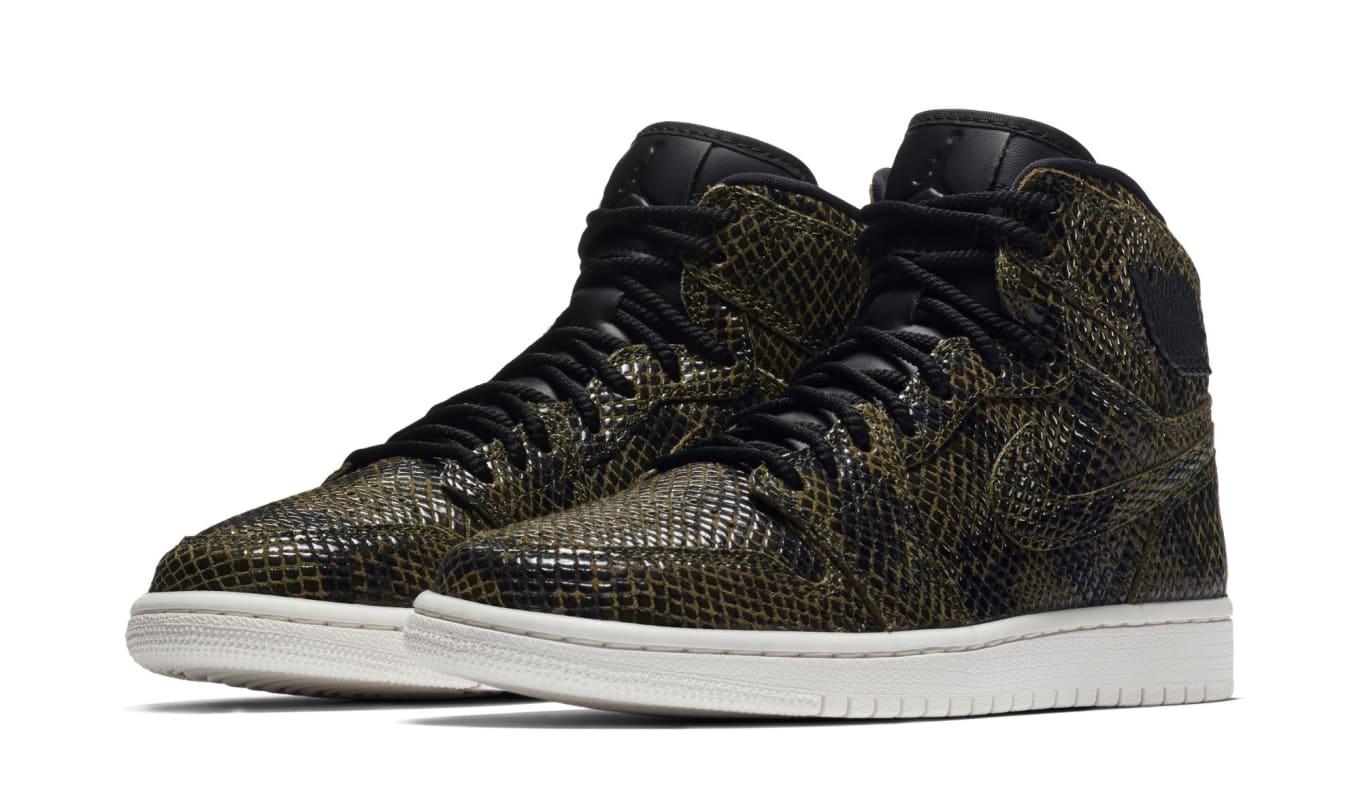 air jordan 1 snakeskin women's