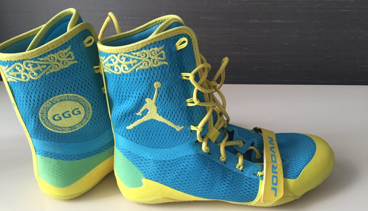 Gennady Golovkin Jordan Boxing Boots Kazakhstan Sole Collector