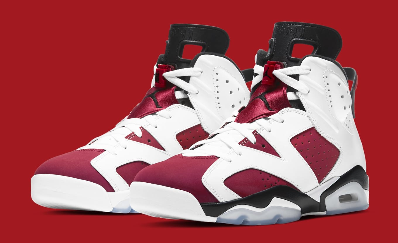Retro carmine 6s hot sale