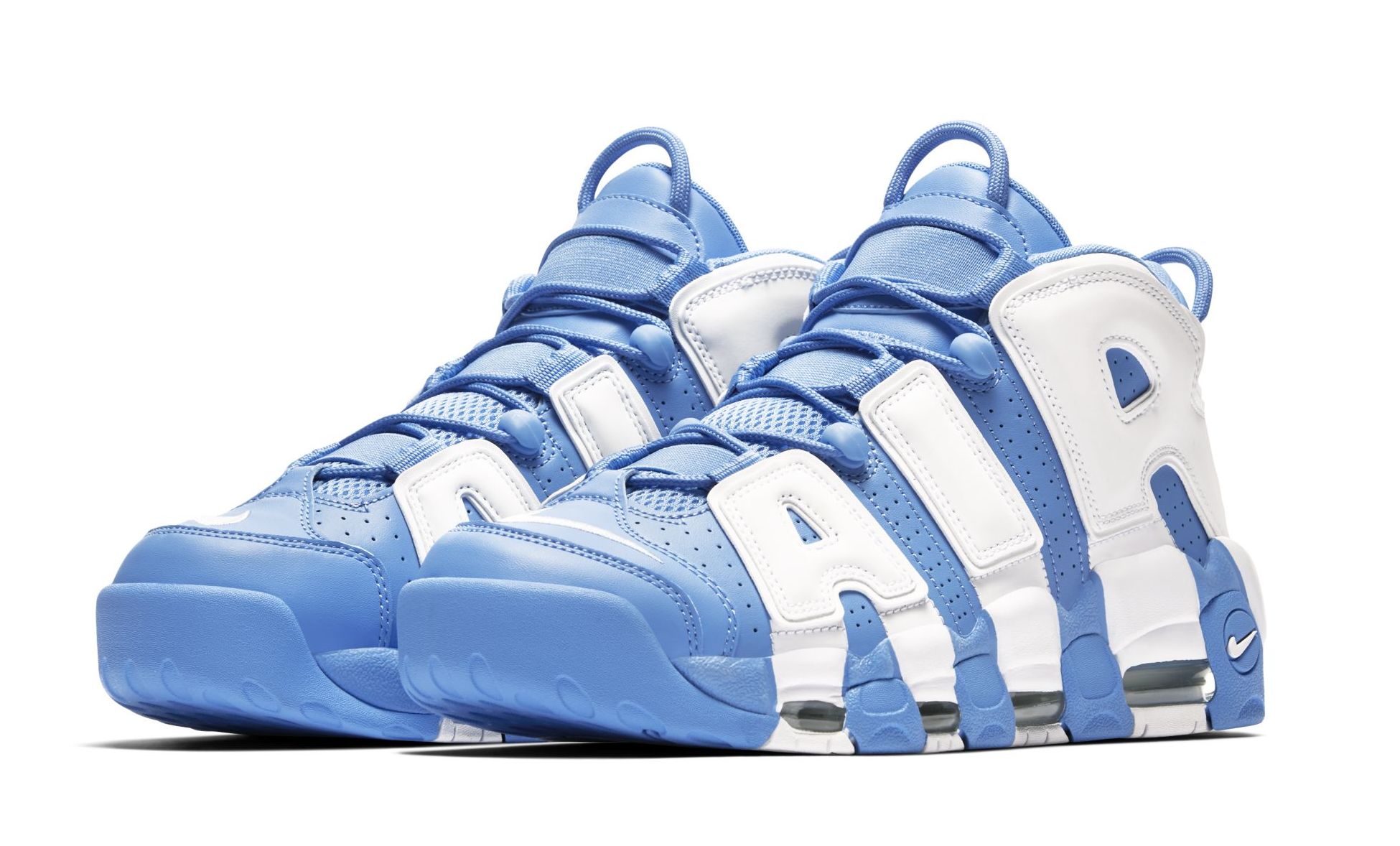 nike air more uptempo white and blue