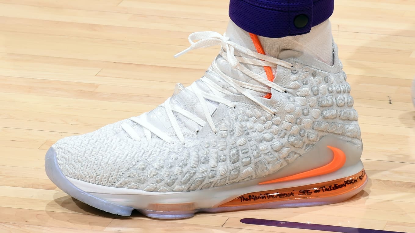 lebron 17 white and orange