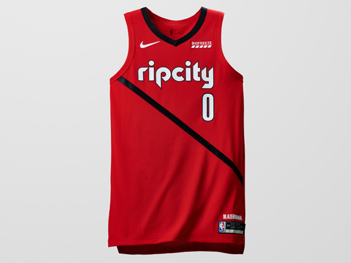 nike trail blazers jersey
