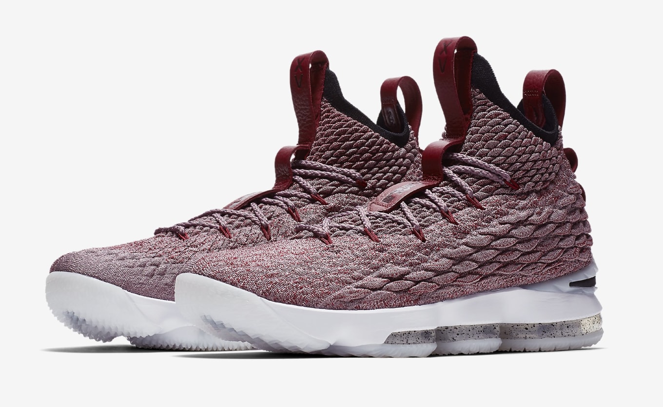 lebron 15 wine red