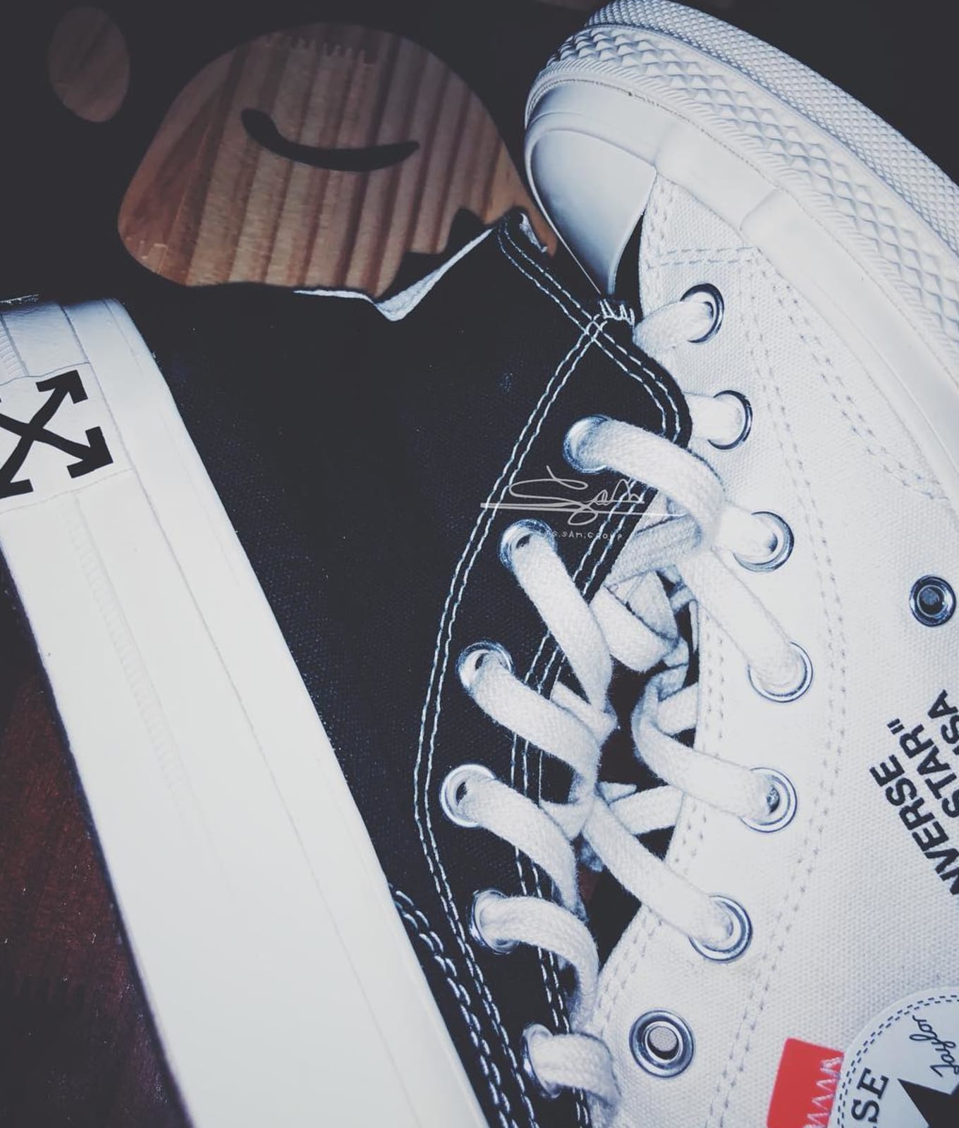 converse chuck x off white
