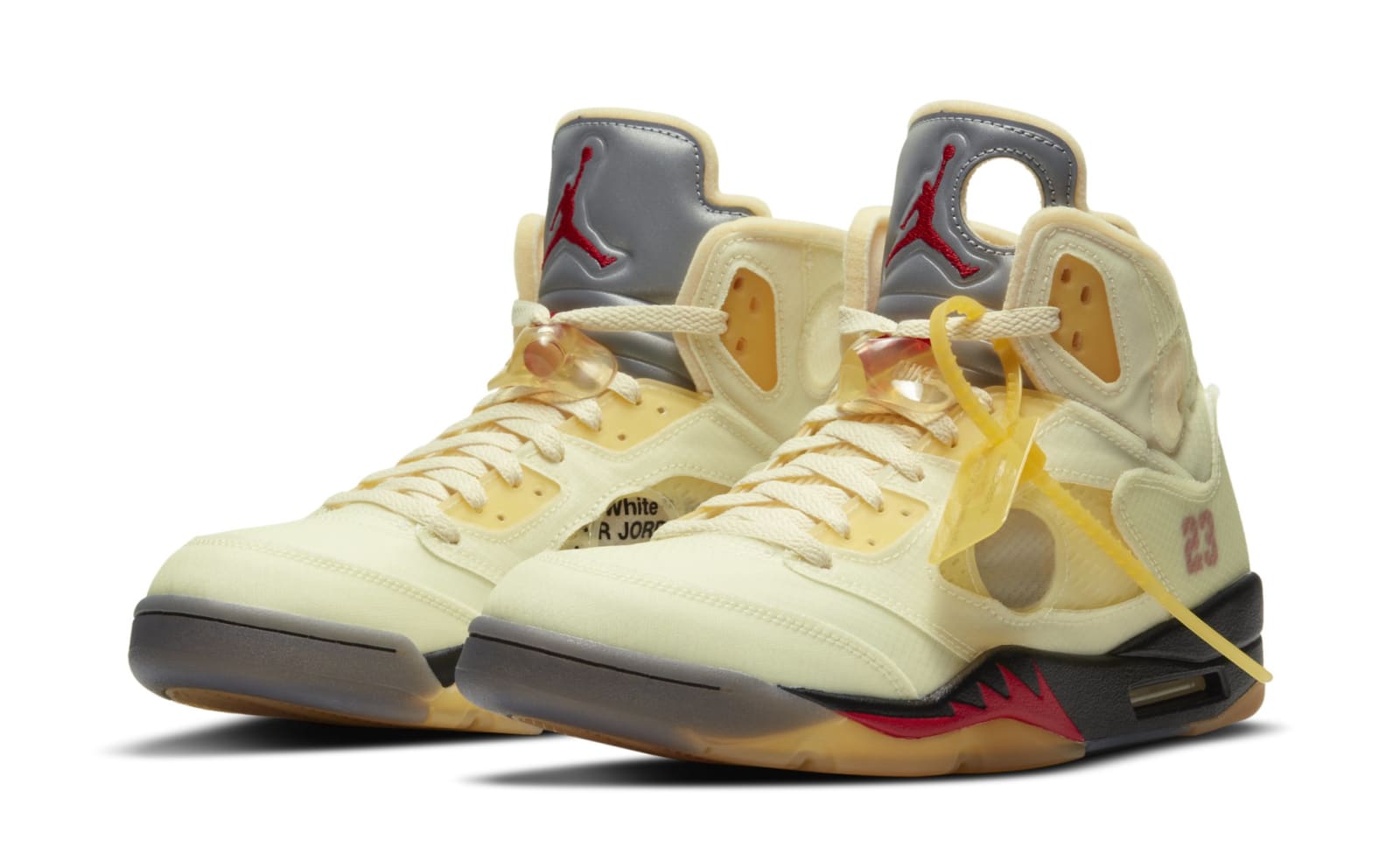 Off-White x Air Jordan 5 "Sail" Delivers Large Returns To Resellers