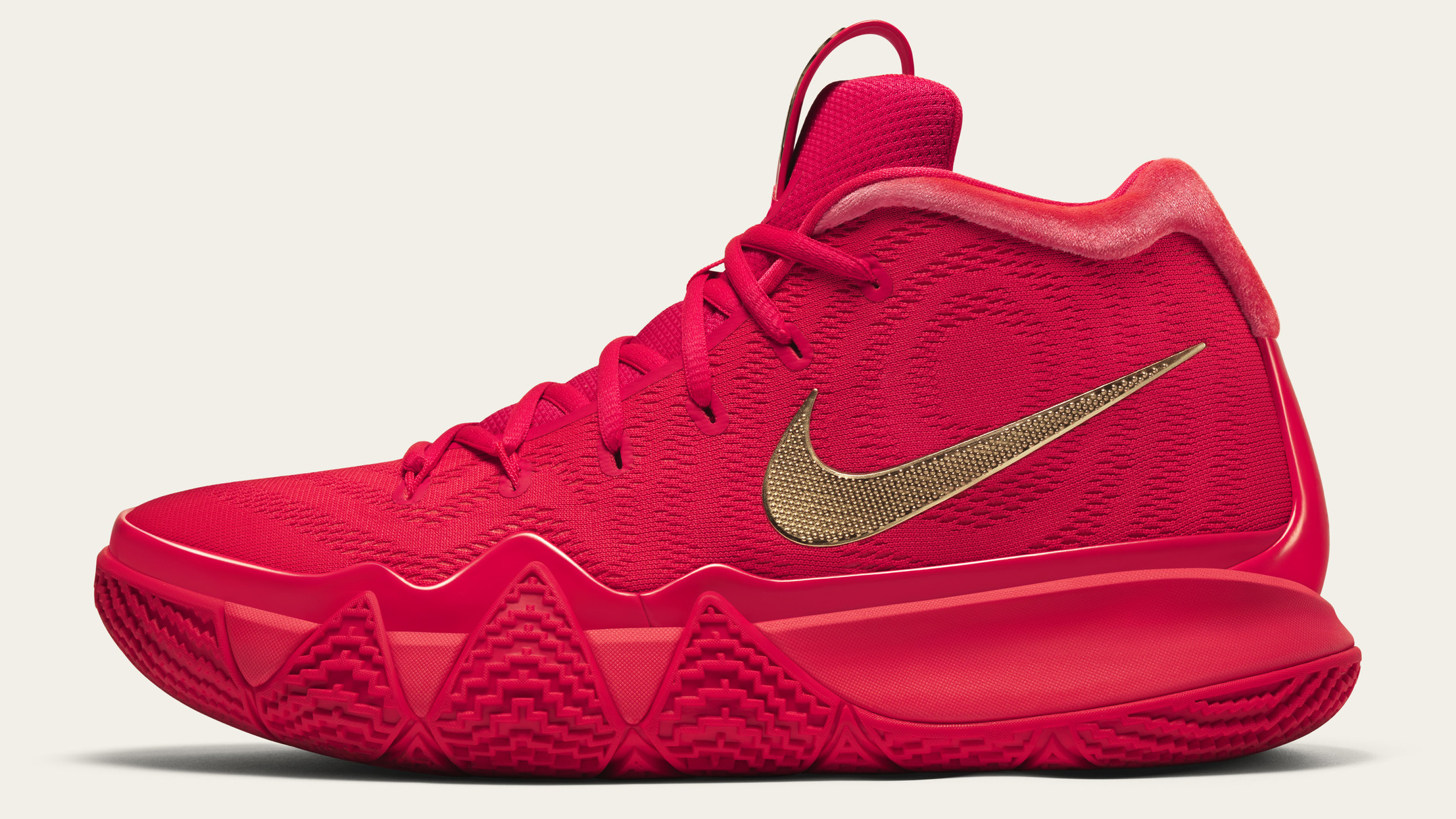 kyrie 4 rose red