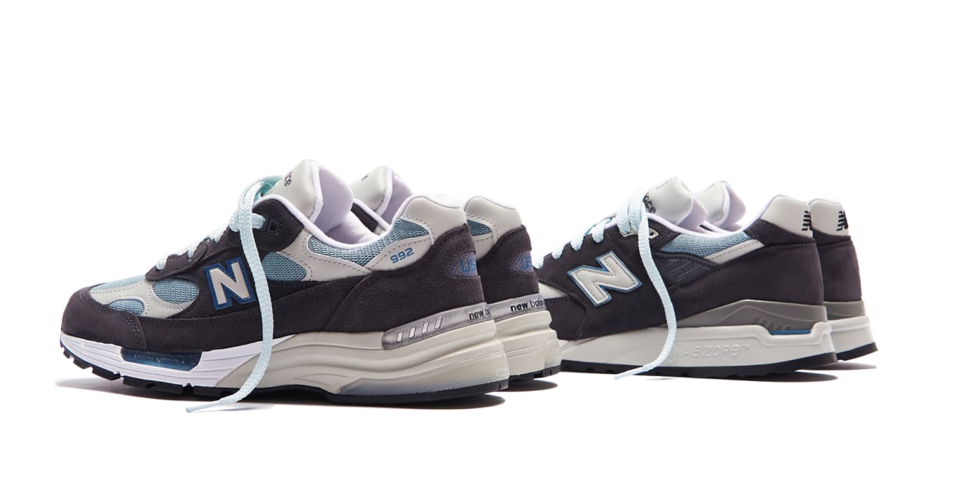 New balance 992 steel blue