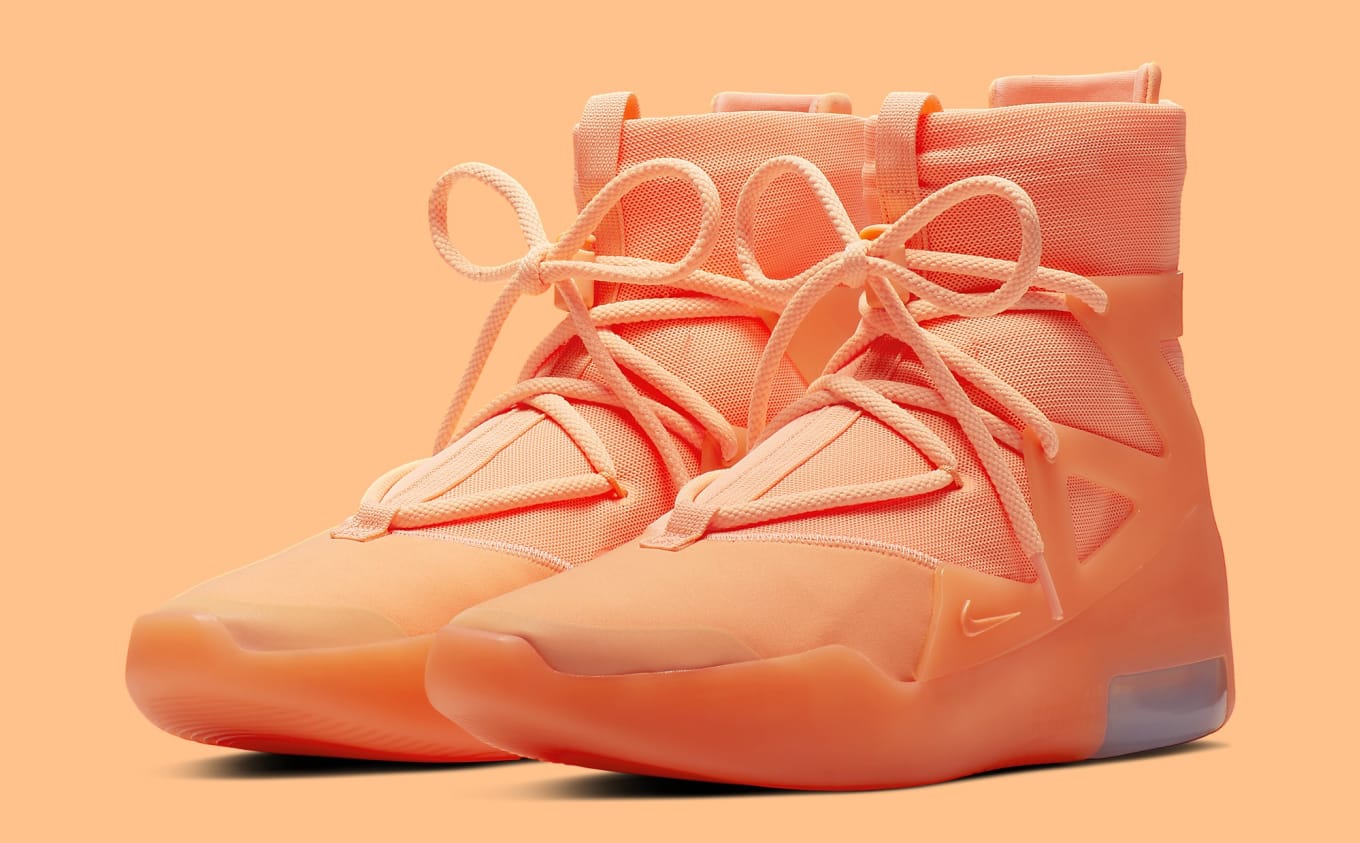 orange high top nikes