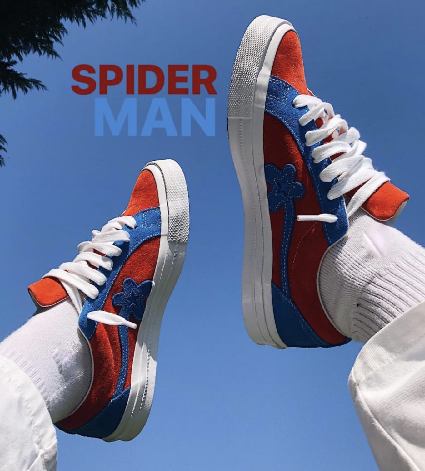 converse golf le fleur blue red