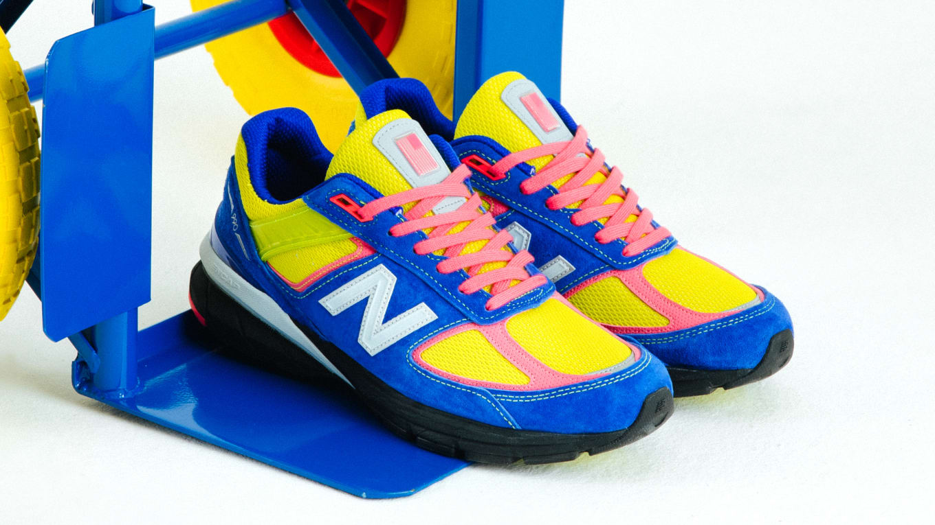 colorful new balance sneakers