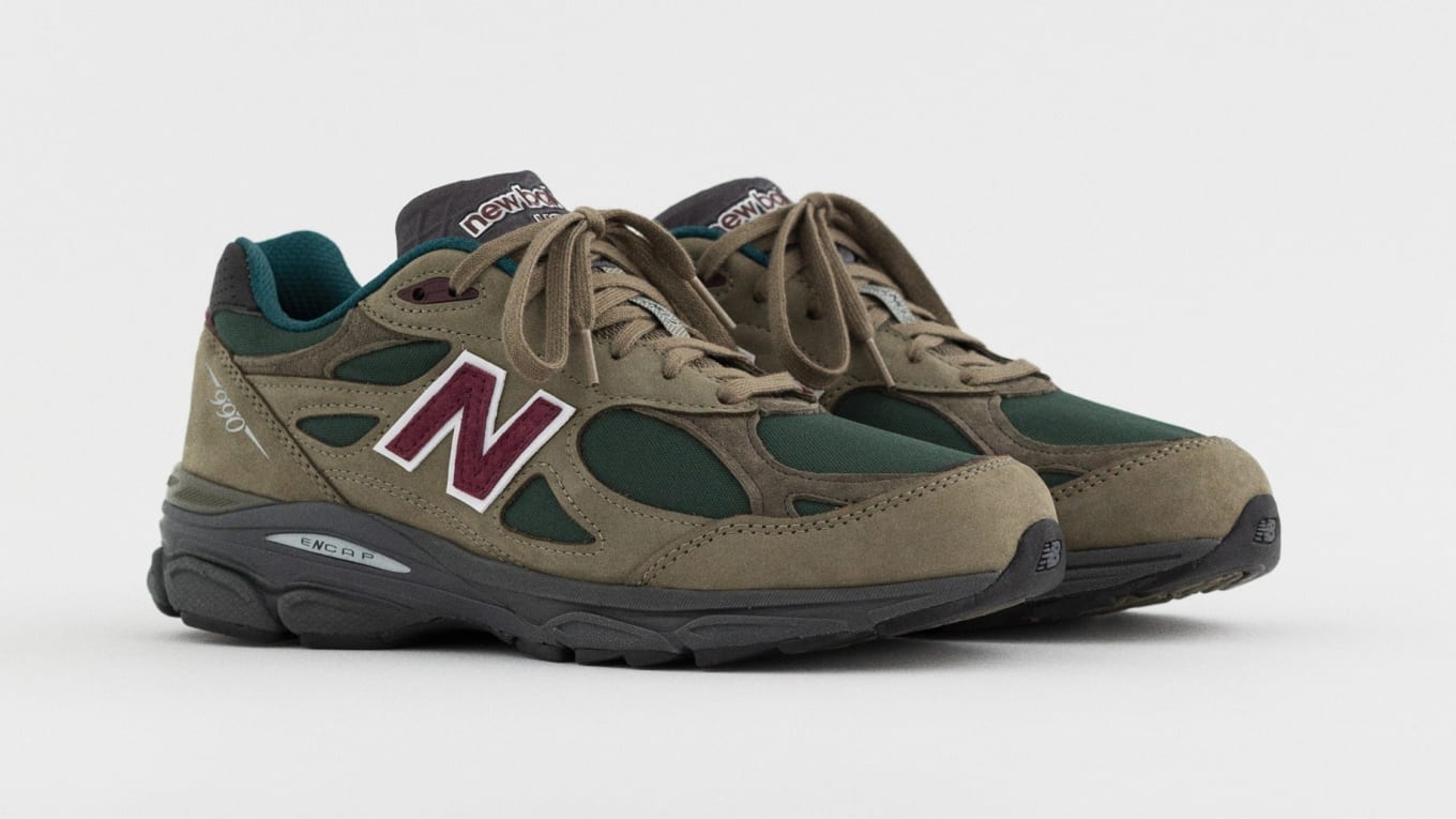 New Balance 990v3 Green and Purple Release Date M990GP3 | Sole