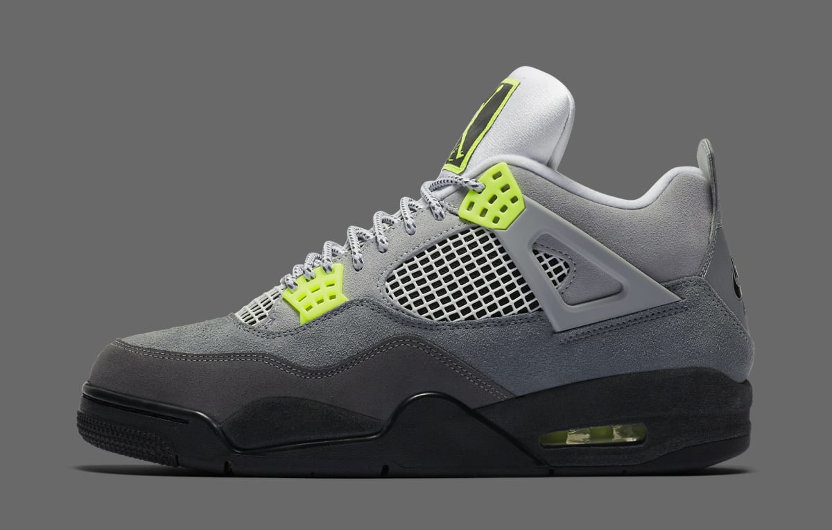 nike air jordan 4 retro 95 neon
