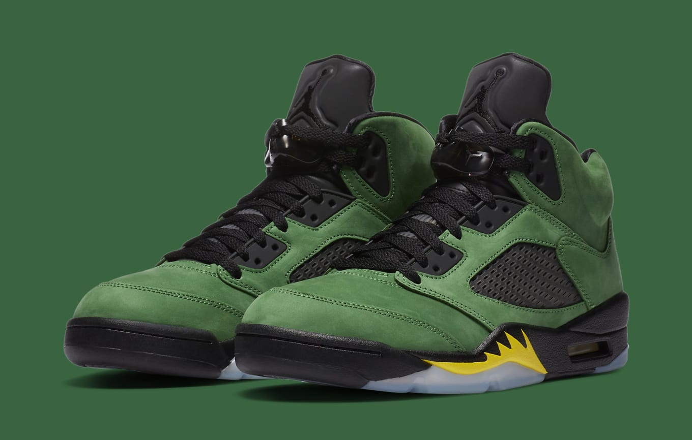 jordan 5 oregon pe