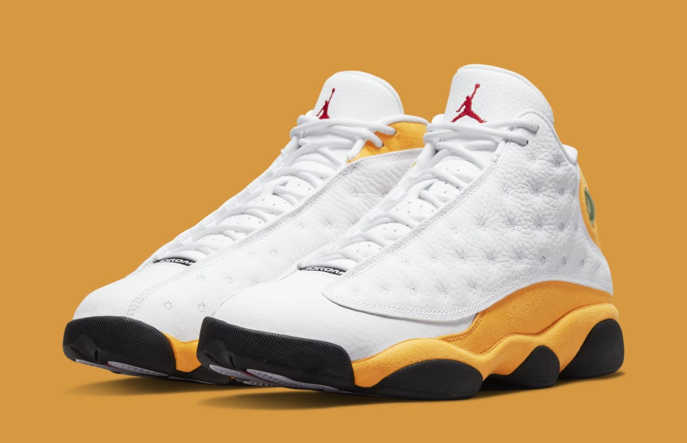 blue and gold jordan 13