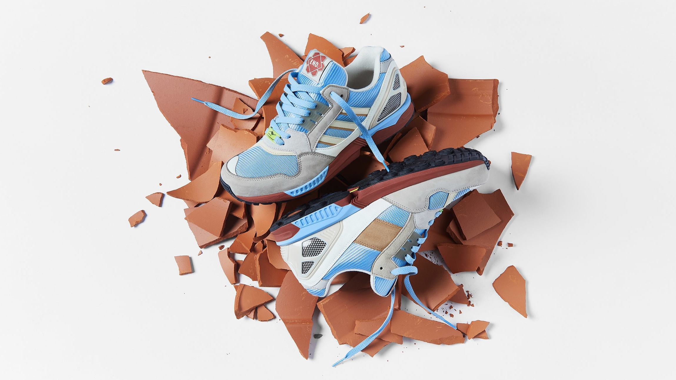 End. Clothing x Adidas ZX 9000 'Kiln' Collab Release Date FW5022 