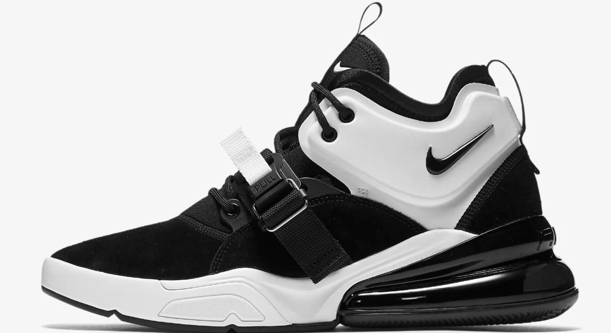 nike air force 270 high all black