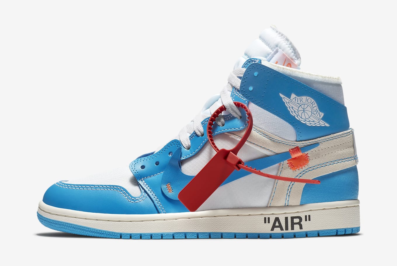 off white jordan 1 unc resell price