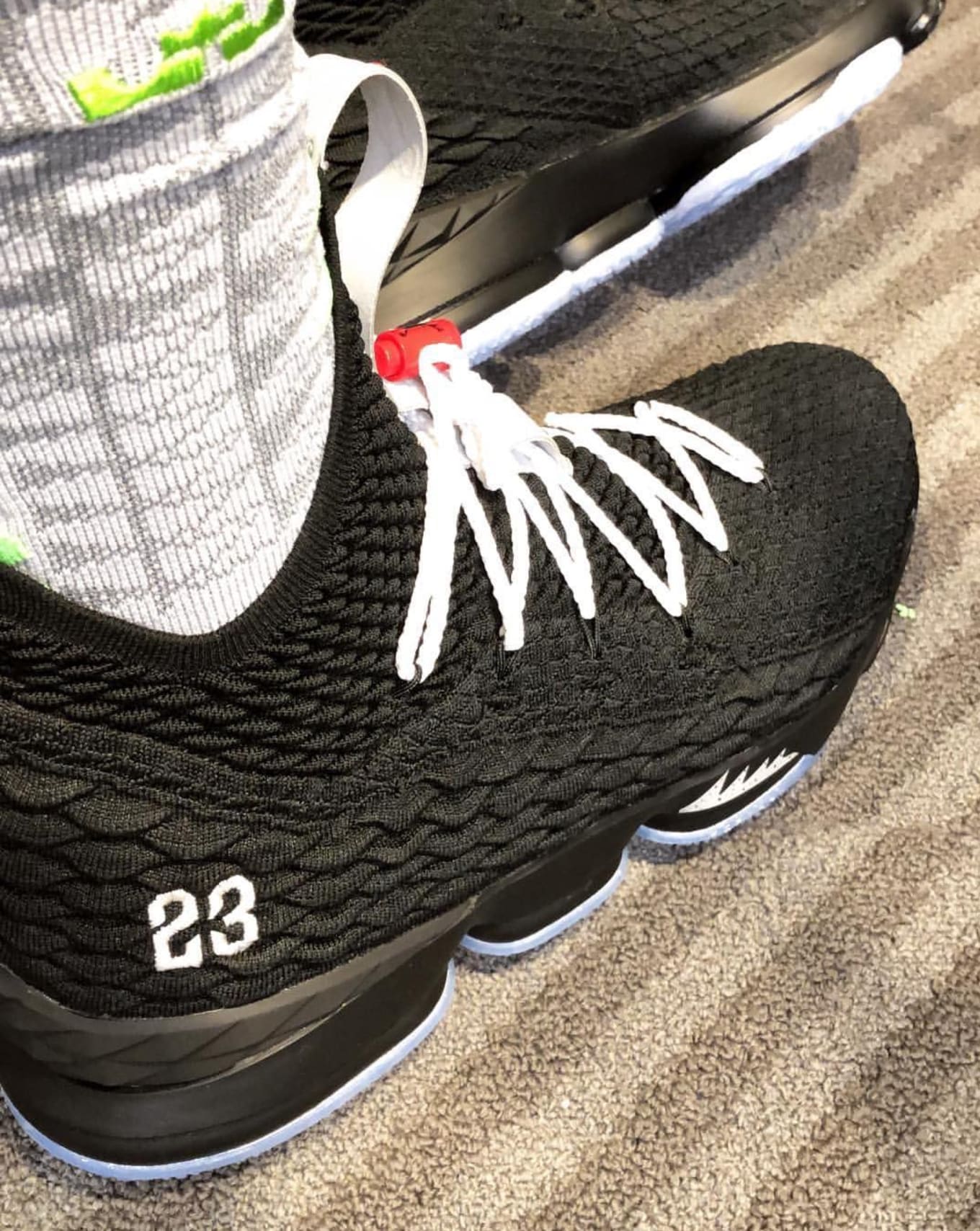 Nike LeBron 15 Air Jordan 5 Black 