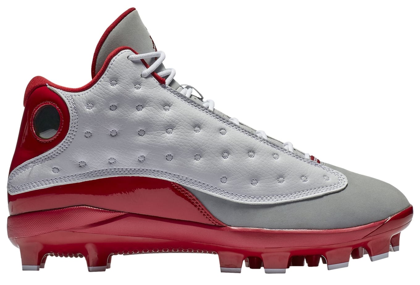 grey jordan cleats