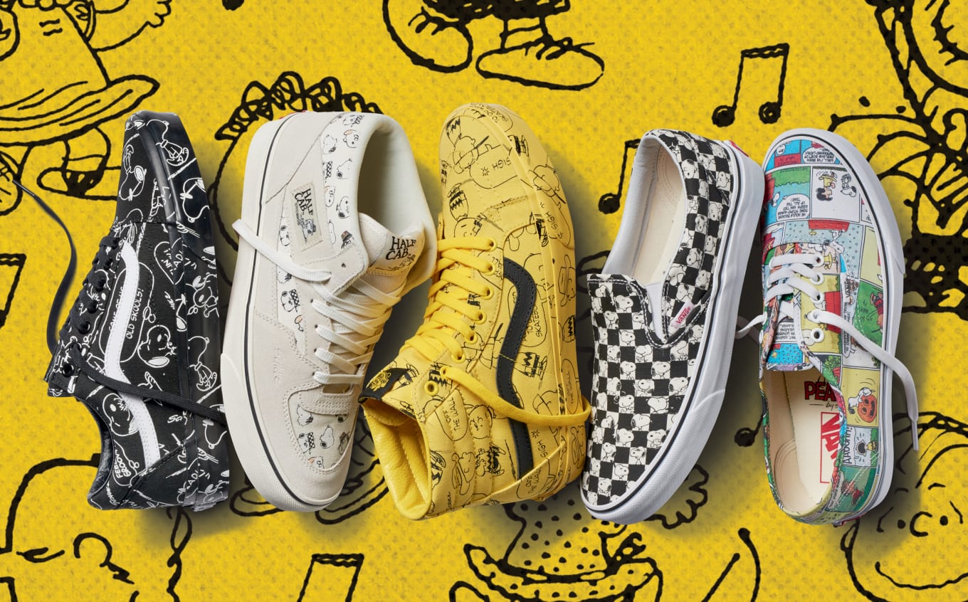 peanuts yellow vans