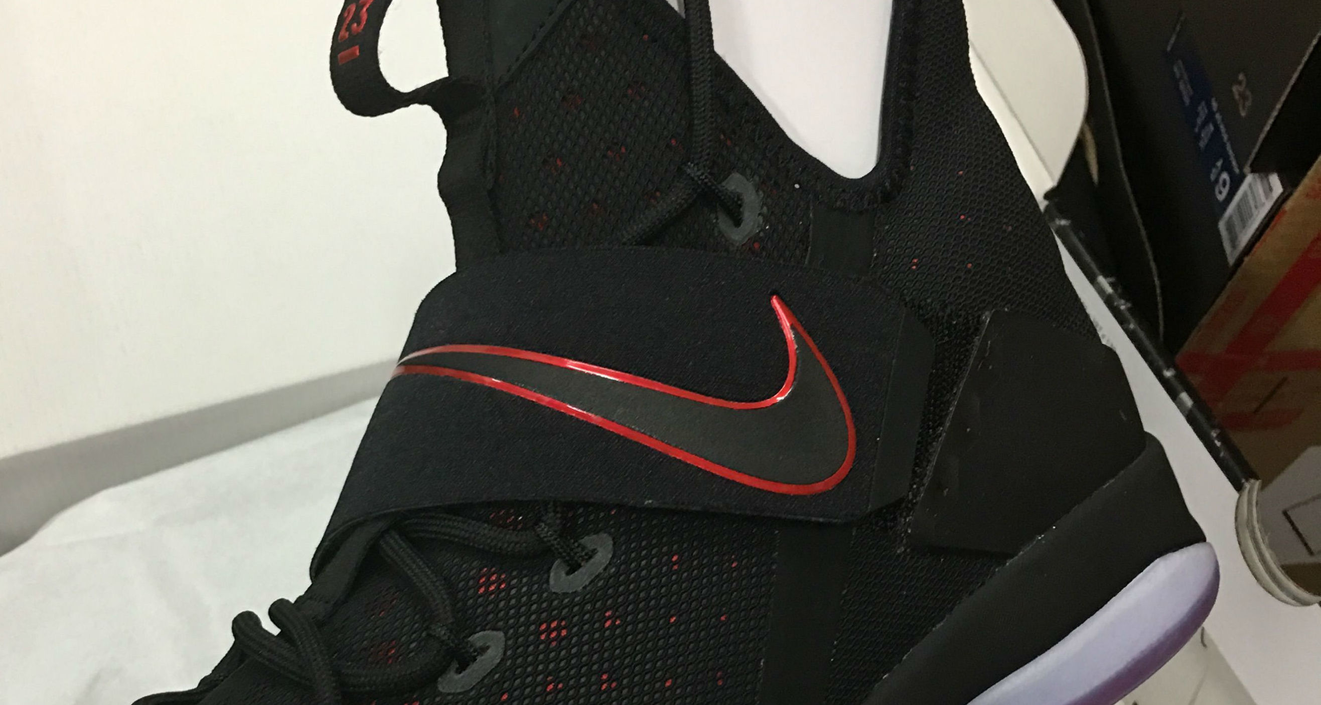 lebron 14 red and black