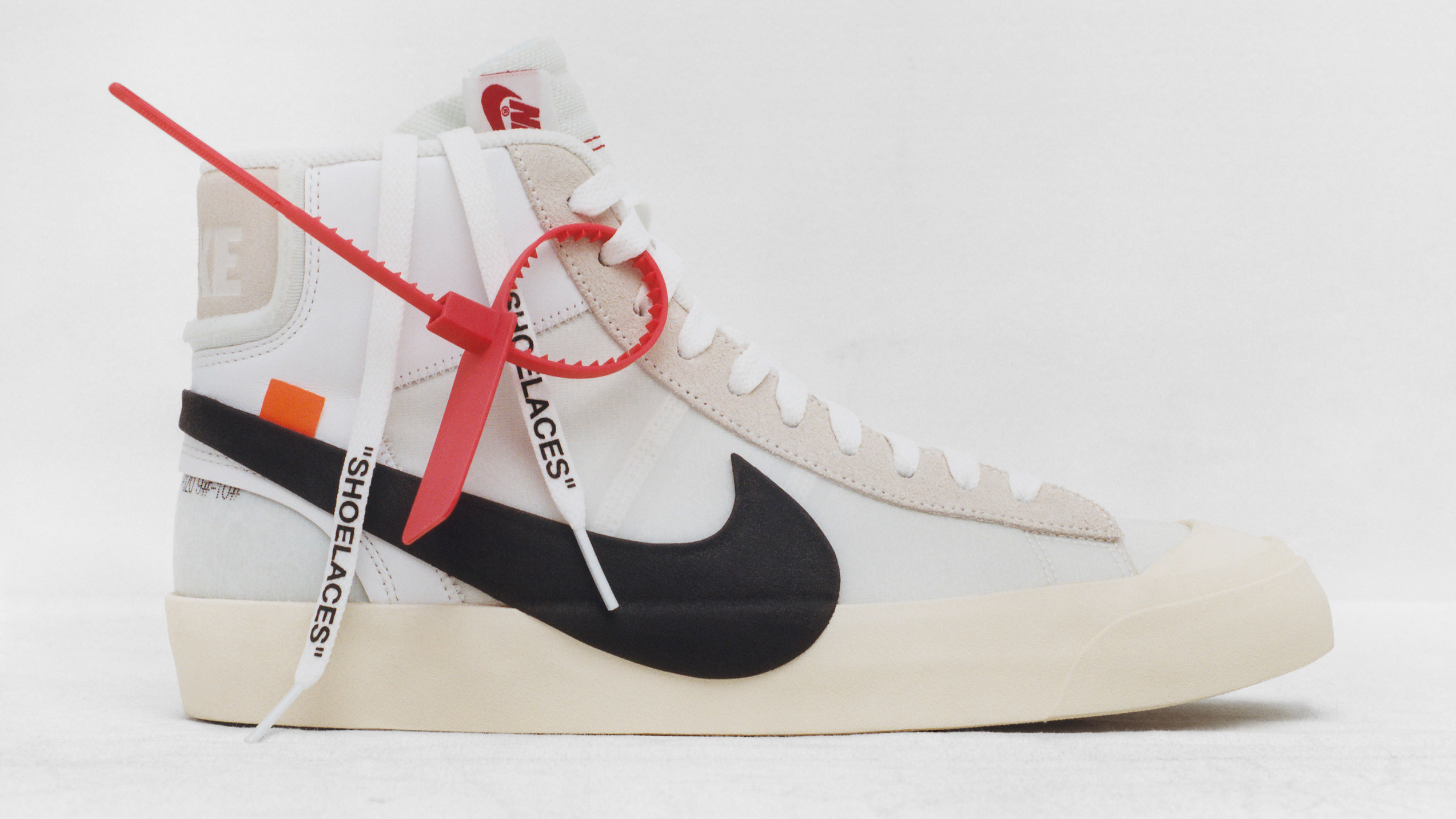 fake off white blazer mid