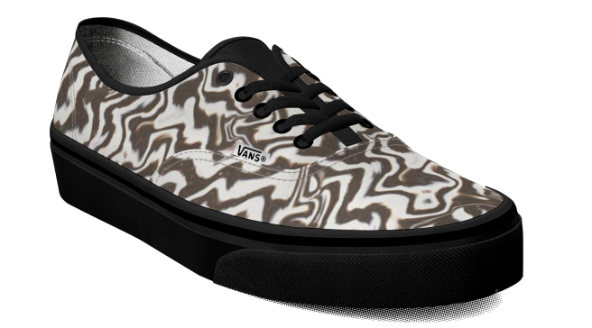 vans with flames on sole
