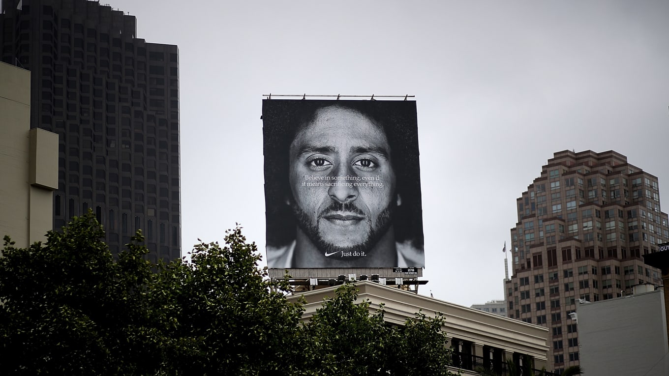 groef Spit telegram Nike's Colin Kaepernick 'Dream Crazy' Ad Has Been Nominated for an Emmy |  Sole Collector
