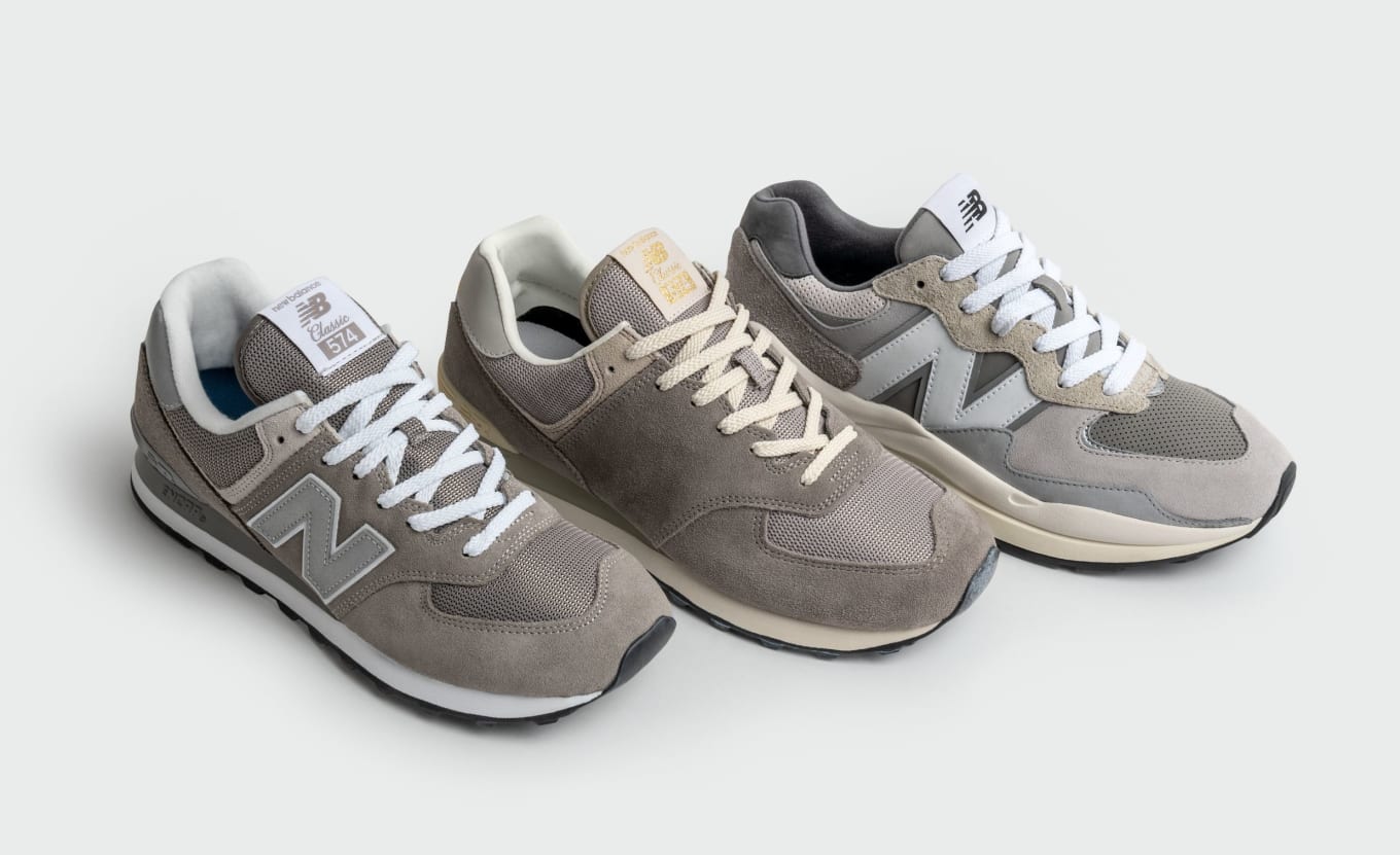 New Balance 'Grey Day' 2021 574 Pack Sneaker Release Date | Sole ...