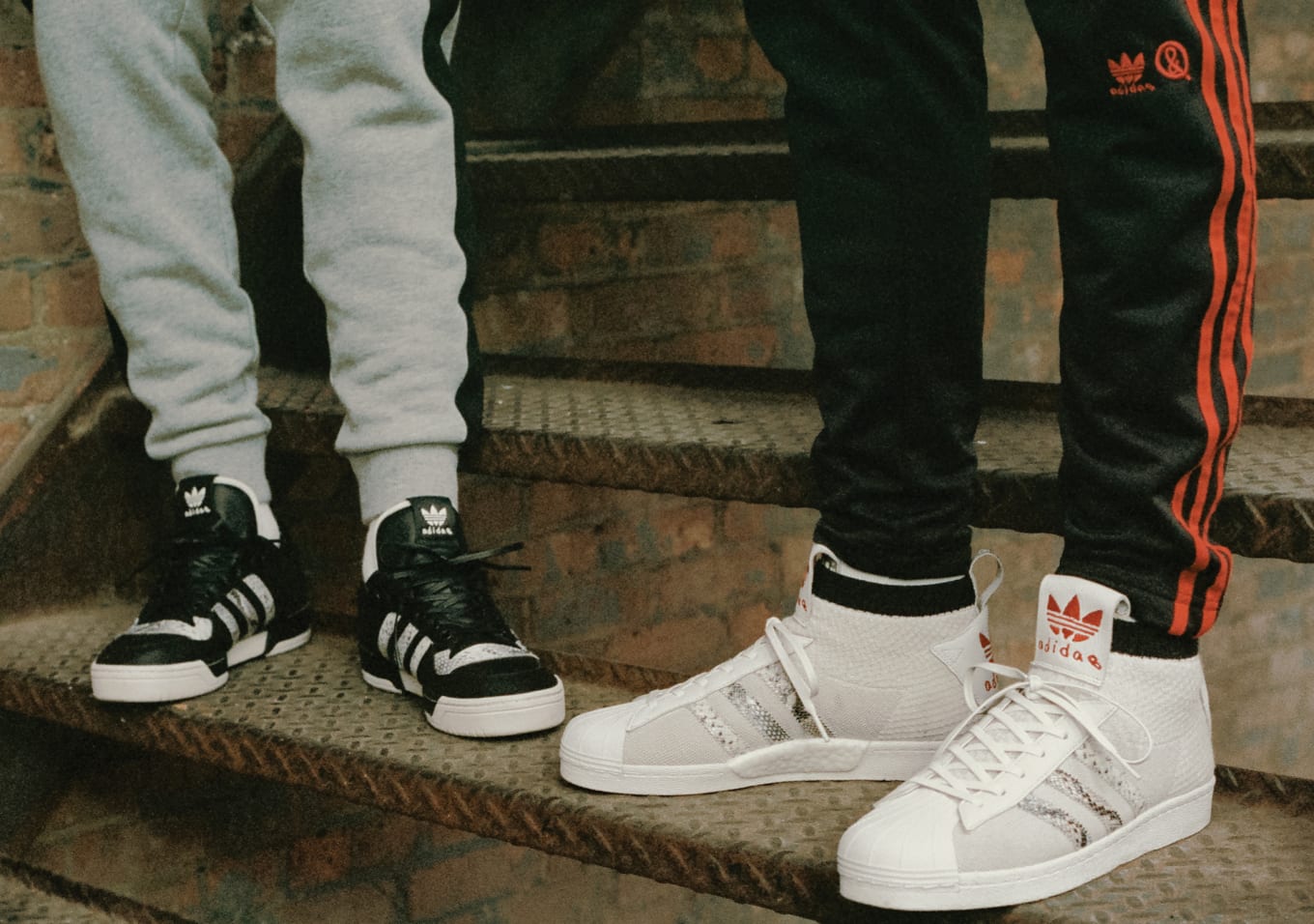 adidas rivalry low white on feet