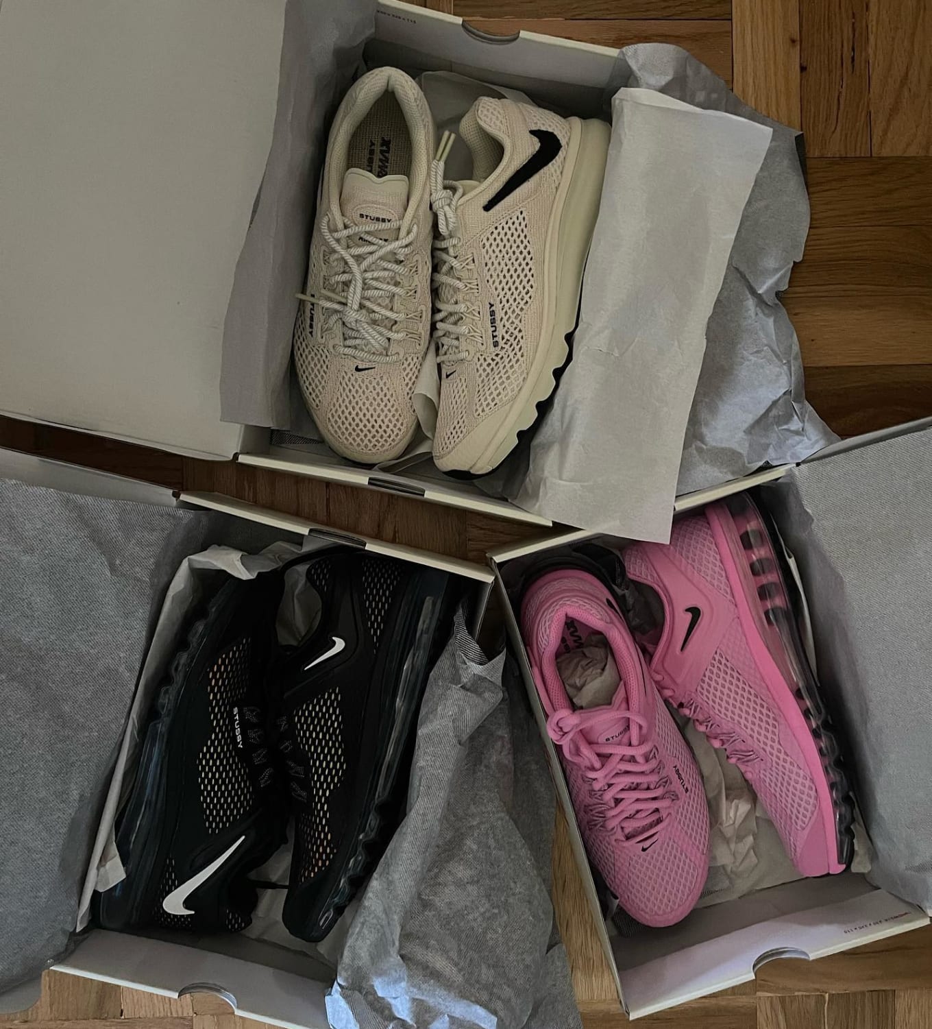 pink orange silver 12s