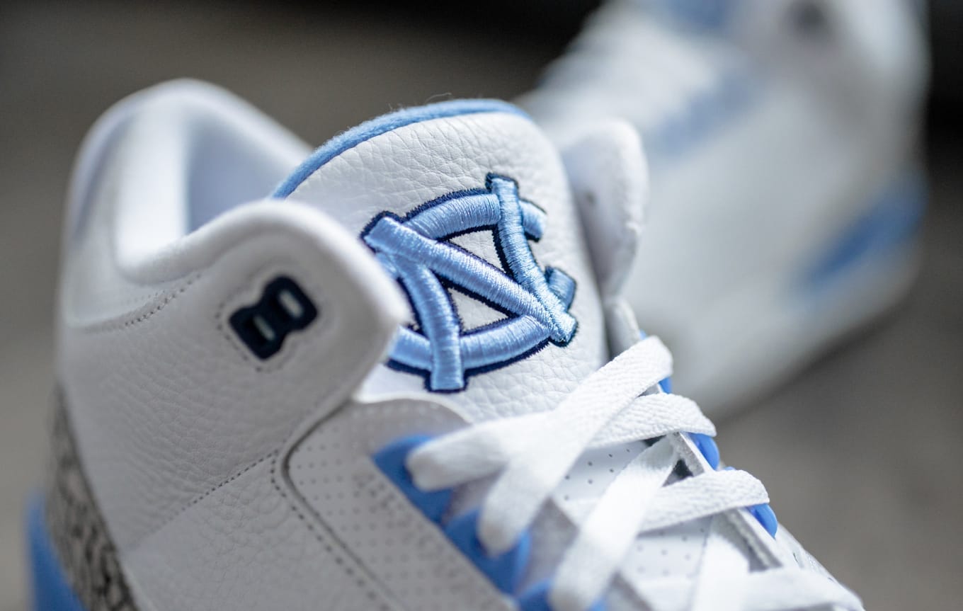 north carolina jordan 3s