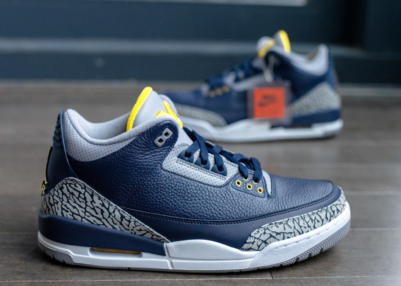 jordan 3 blue and yellow