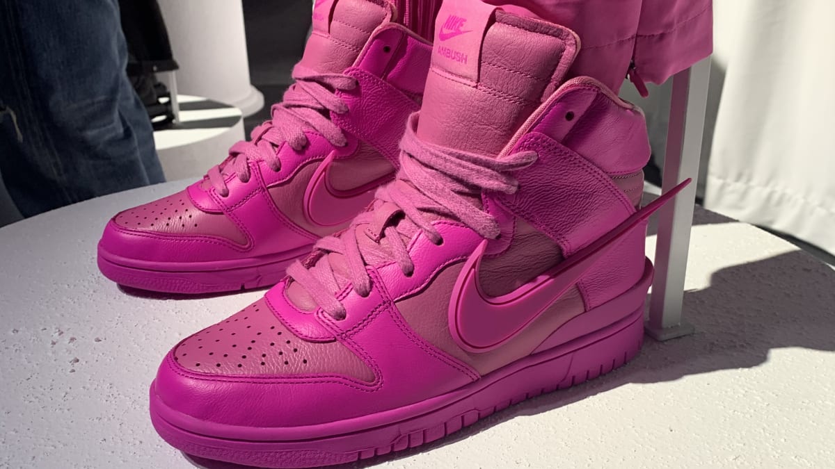 nike dunk high pink