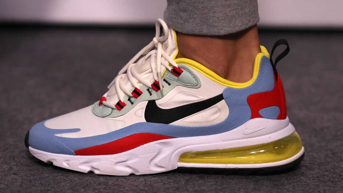 nike air max 270 react tan and red