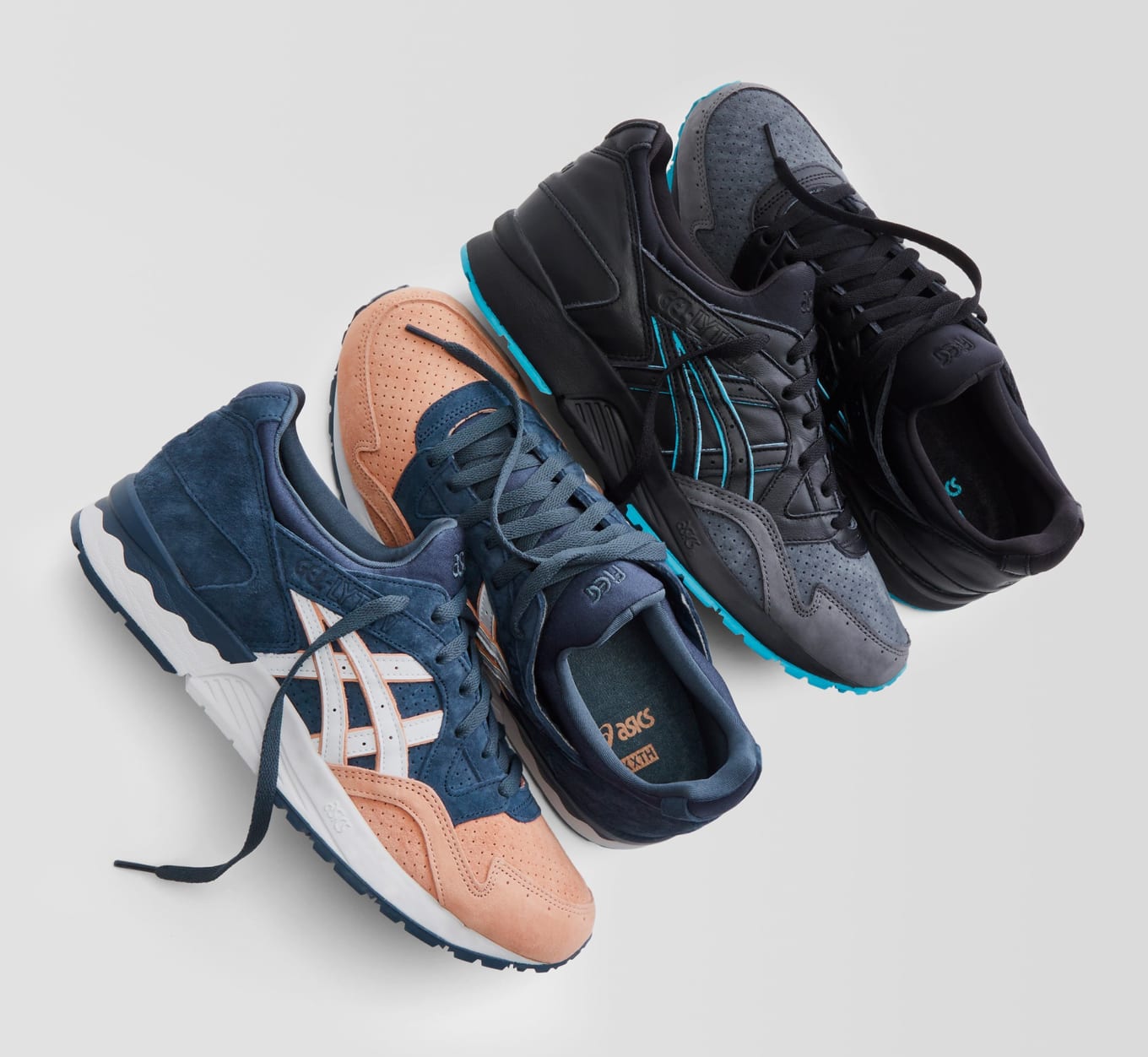 Ronnie Fieg Kith x Asics Gel-Lyte 5 'Salmon Toe' and 'Leather Back' Release  | Sole Collector