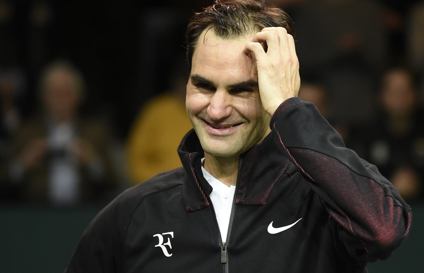 esférico ácido síndrome Roger Federer Gets His Logo Back From Nike | Sole Collector