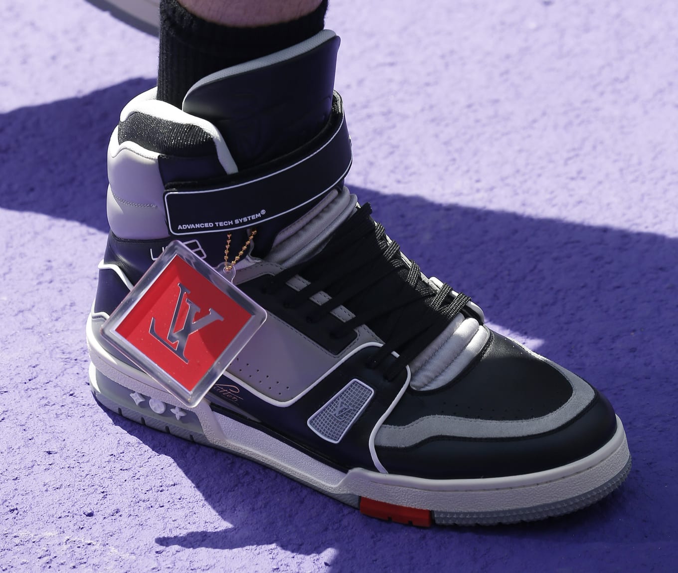 Lv high top sneakers best sale