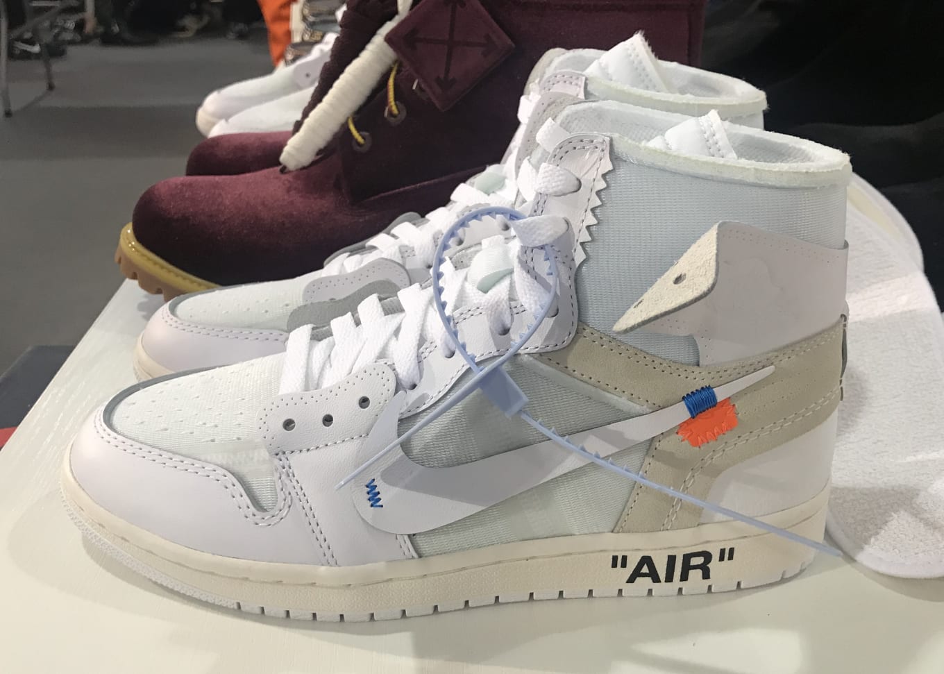 white off white jordan 1s