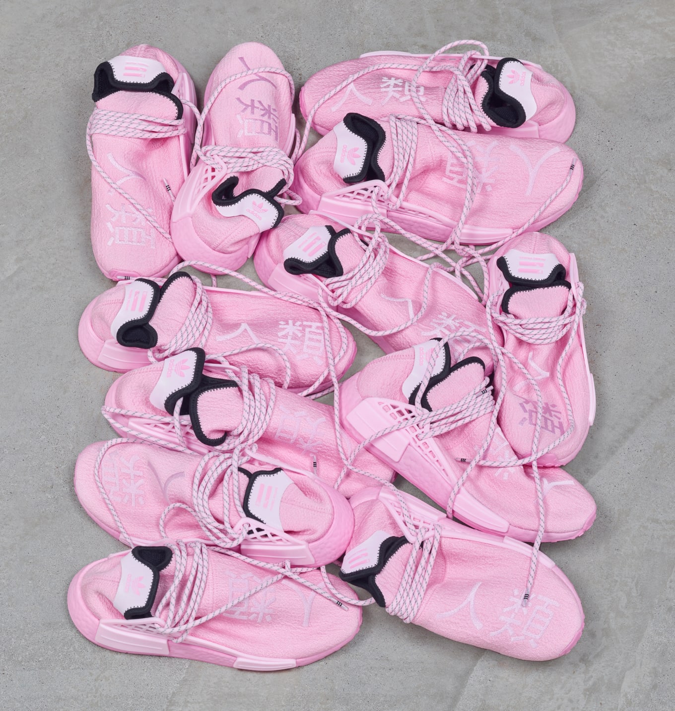 pink human race nmd