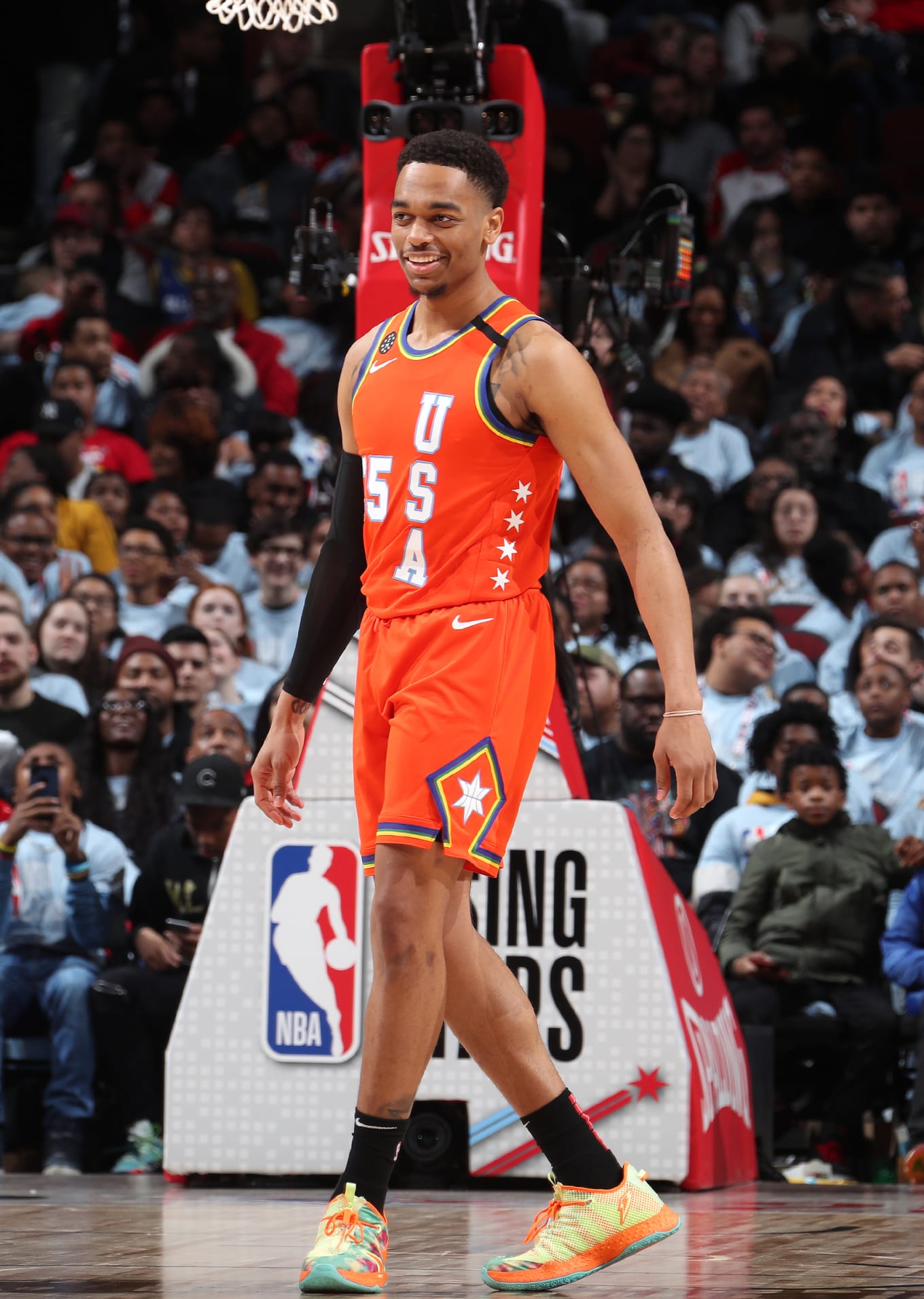 nba players wearing pg 4