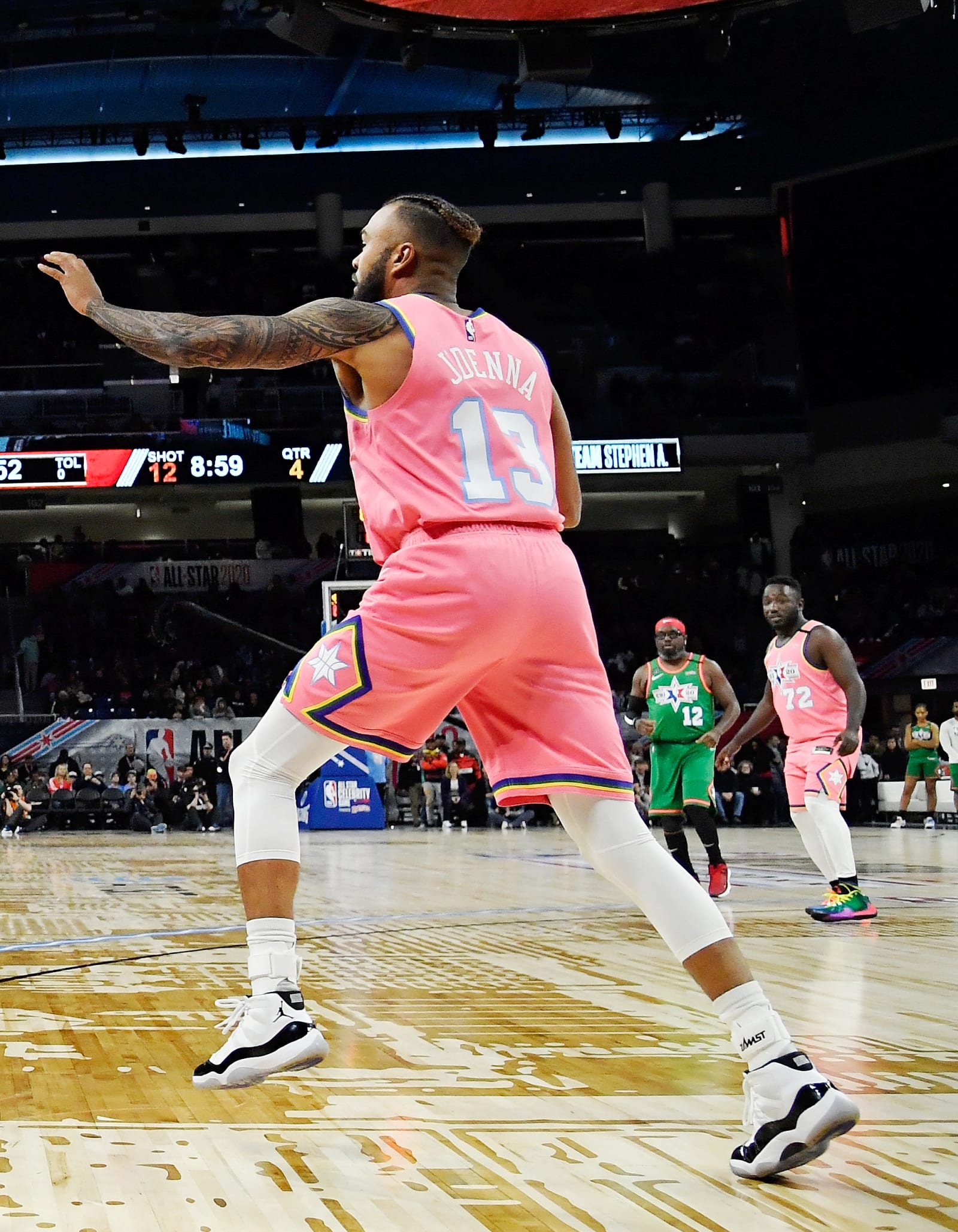 Jidenna Nba Celebrity All Star Game Sneakers Nba Celebrity All