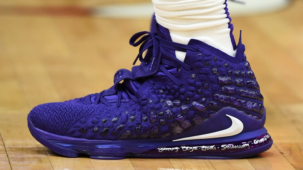 LeBron James Nike LeBron 17 Purple White - Every LeBron James Sneaker