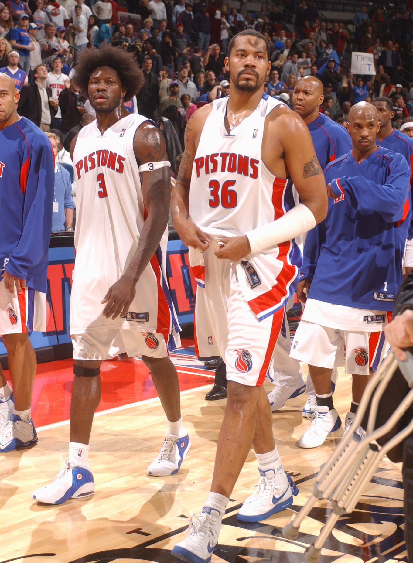 The Sneakers Worn During The Malice At The Palace Brawl Sole Collector